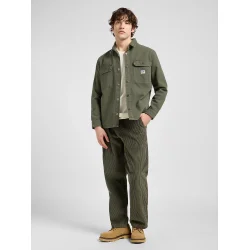 Lee - Fljlsbukser Loose Workwear Chino - Oak Moss