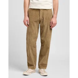 Lee - Fljlsbukser Loose Workwear Chino - Dark Khaki