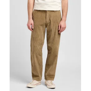 Lee - Fljlsbukser Loose Workwear Chino - Dark Khaki