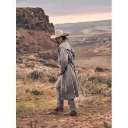 Wrangler - Denim Trench coat- Haute Haze