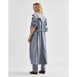 Wrangler - Denim Trench coat- Haute Haze