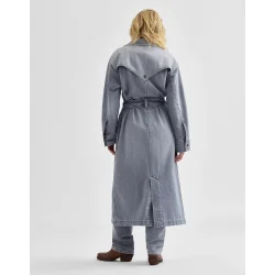 Wrangler - Denim Trench coat- Haute Haze