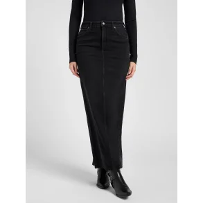  Lee - Nederdel Back Slit  Maxi Skirt - Dark Age