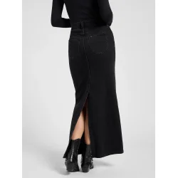  Lee - Nederdel Back Slit  Maxi Skirt - Dark Age