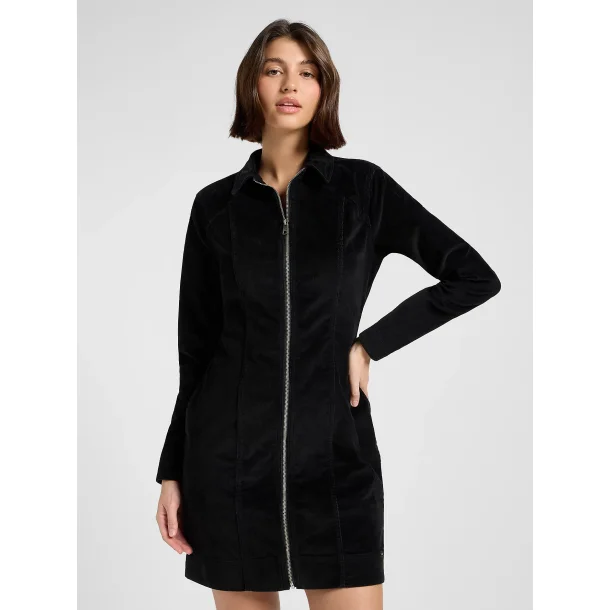 Lee - Kjole - Zip Front Dress Slim - Black