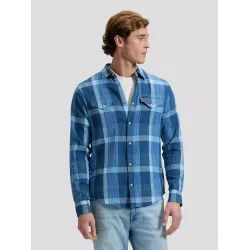 Lee - Clean Western Shirt - Indigo Plaid