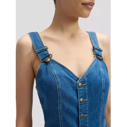 Lee - Buksedragt - Cut Out Jumpsuit - Blue Arrow