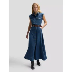  Lee - Kjole - Western Maxi Dress - Dark Magic