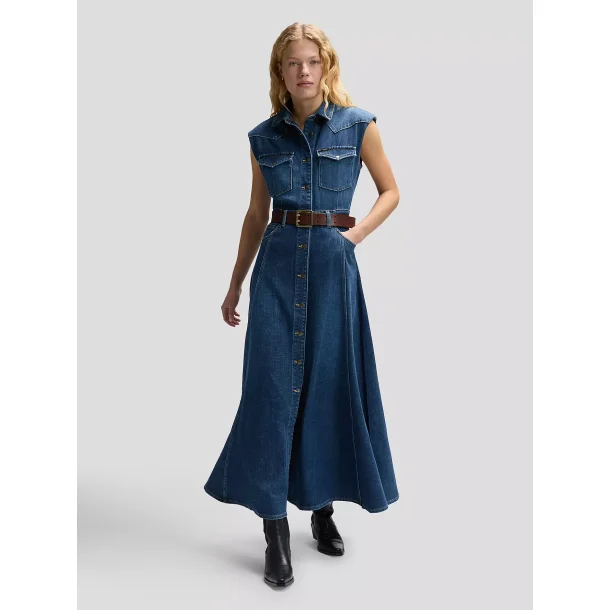  Lee - Kjole - Western Maxi Dress - Dark Magic