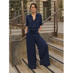 Lee - Bukser Pleated Wide Leg - Sunset Ride