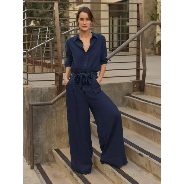 Lee - Bukser Pleated Wide Leg - Sunset Ride