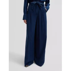 Lee - Bukser Pleated Wide Leg - Sunset Ride