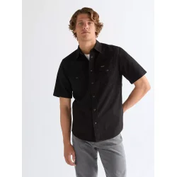 Wrangler - Western Shirt - Rinse black