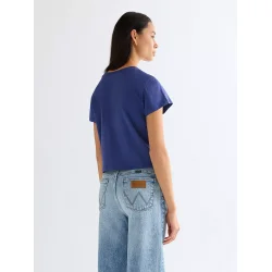 Wrangler - T-Shirt - Slim Baby Tee - Deep Cobolt