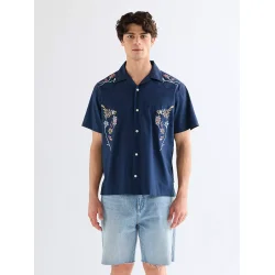 Wrangler - Skjorte - Resort Shirt - Navy Floral