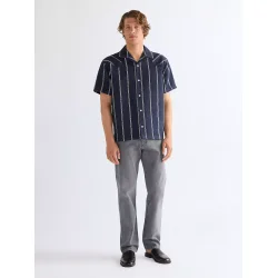 Wrangler - Skjorte - Resort Shirt - Navy White