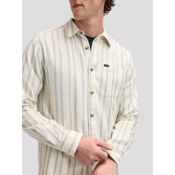 Lee - Leesure Shirt - Dustier Blue Stribe