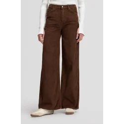 Lee - Fl�jlsbukser Stella High Rise Wide - Chocolate