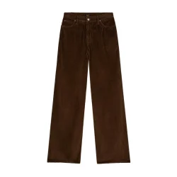 Lee - Fl�jlsbukser Stella High Rise Wide - Chocolate