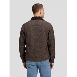 Lee - Jakke - Cord Collar Mix Jacket - Chocolate Torte