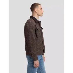 Lee - Jakke - Cord Collar Mix Jacket - Chocolate Torte