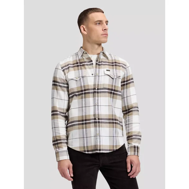 Lee - Skjorte Clean Western Shirt - Chocolate Plaid