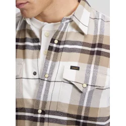 Lee - Skjorte Clean Western Shirt - Chocolate Plaid