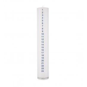 Kunstindustrien -  Kalenderlys, Mrkegrnne tal