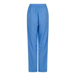 Neo Noir - Bukser - Sonar Linen Pants - Dusty Blue