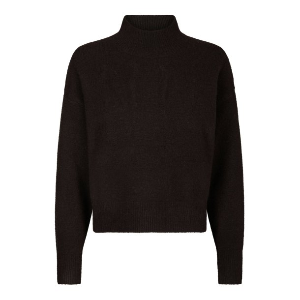 Neo Noir - Strikbluse Paulina - Dark Brown