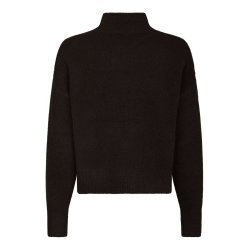 Neo Noir - Strikbluse Paulina - Dark Brown