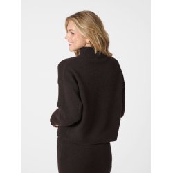 Neo Noir - Strikbluse Paulina - Dark Brown