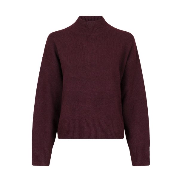  Neo Noir - Strikbluse - Paulina Wine