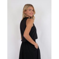 Neo Noir - Top - Ivy Poplin - Black