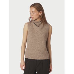 Neo Noir - Vest Odelia Knit Top - Dark Sand