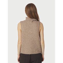Neo Noir - Vest Odelia Knit Top - Dark Sand