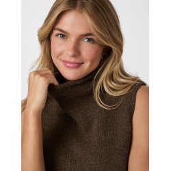 Neo Noir - Vest - Odelia Knit Top - Brown Melange