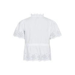 Neo Noir - Satsi Embroidery Blouse - White