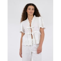 Neo Noir - Satsi Embroidery Blouse - White