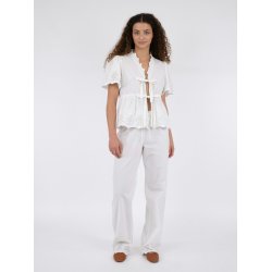Neo Noir - Satsi Embroidery Blouse - White