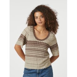 Neo Noir - Bluse - Meiko Stich Knit Blouse - Brown