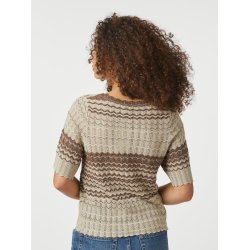 Neo Noir - Bluse - Meiko Stich Knit Blouse - Brown
