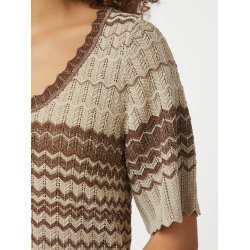 Neo Noir - Bluse - Meiko Stich Knit Blouse - Brown