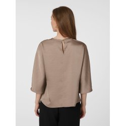 Neo Noir - Bluse - Liora Heavy Sateen Blouse - Dark Taupe