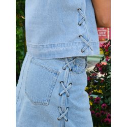 Neo Noir - Top - Svetlana Braid Top - Blue