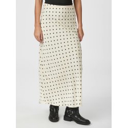 Neo Noir - Nederdel - Viso Dot Skirt - Creme