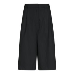 Neo Noir - Bermuda Shorts Rima Slim Pinstripe - Dark Navy