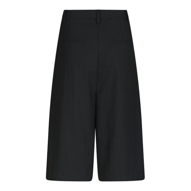 Neo Noir - Bermuda Shorts Rima Slim Pinstripe - Dark Navy