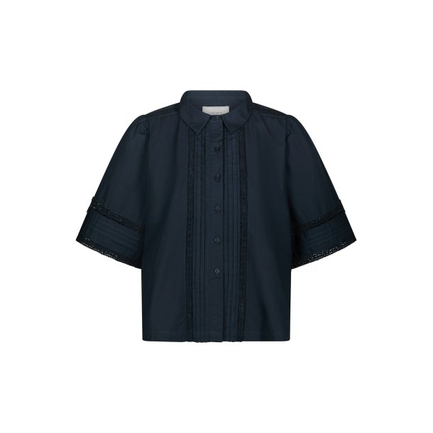  Neo Noir - Skjorte Lotte Poplin Shirt - Navy