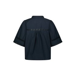  Neo Noir - Skjorte Lotte Poplin Shirt - Navy